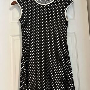 Black and White Polka Dot Dress